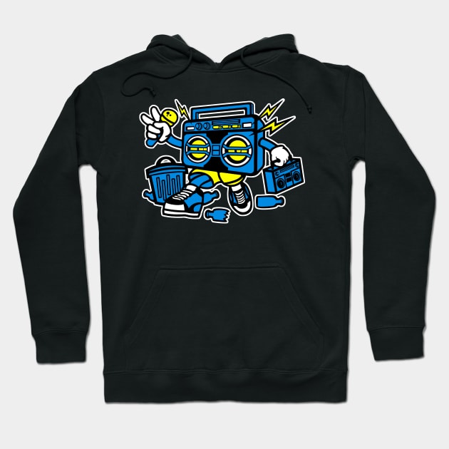 Boombox MC Hoodie by drewbacca